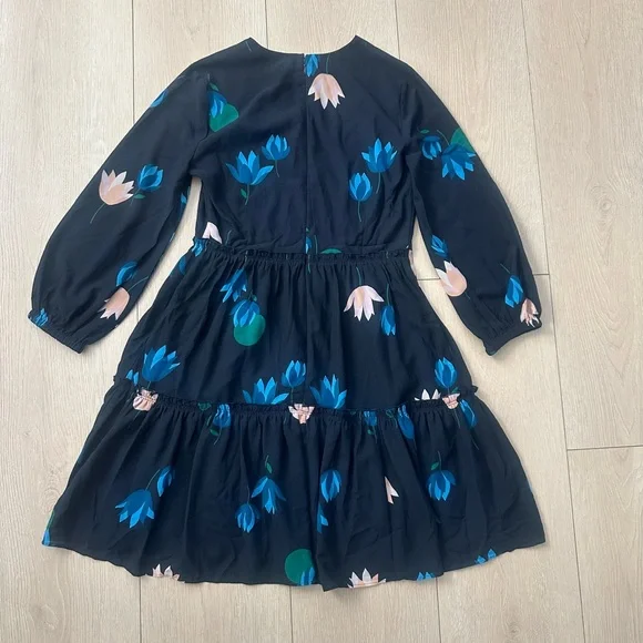 Ann Taylor Floral Midi Dress – Size 4 - Picture 4 of 8